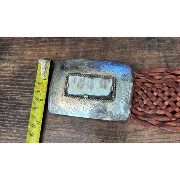 Vintage SISTERGOLDEN
Moroccan Wide Buckle Belt XL main image 5